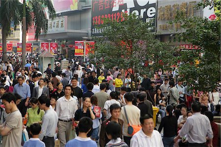 shenzhen - Shopping street Dongmun,Shenzhen,China Stock Photo - Rights-Managed, Code: 855-03024499