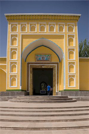 Facade of Id Kar Mosque,Old town of Kashgar,xinjiang Uyghur autonomy district,Silkroad,China Stock Photo - Rights-Managed, Code: 855-03024544