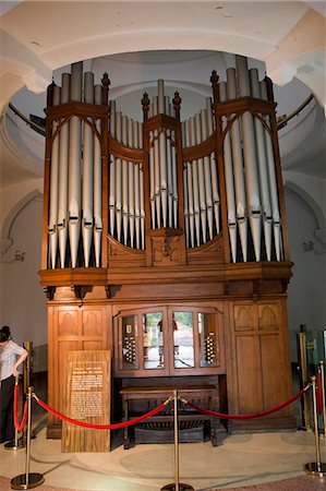 simsearch:855-03024725,k - Exhibit of an historical musical organ in the Museum,Gulangyu Island,Xiamen (Amoy),Fujian Province,China Fotografie stock - Rights-Managed, Codice: 855-03024692