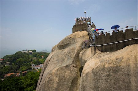 simsearch:855-03024725,k - Observation platform at Sunlight Rock Park,Gulangyu Island,Xiamen (Amoy),Fujian Province,China Fotografie stock - Rights-Managed, Codice: 855-03024713