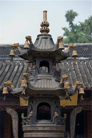 Censer of Temple of Town God,Zhujiajiao,Shanghai,China Stock Photo - Rights-Managed, Code: 855-03024833