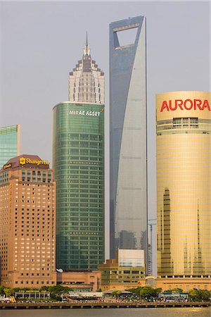 World Financial Center (collines de Shanghai), Pudong, Shanghai, Chine Photographie de stock - Rights-Managed, Code: 855-03024872