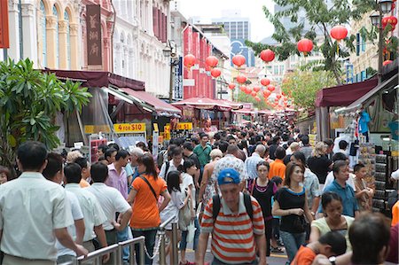 quartiere cinese - Chinatown,Singapore Foto de stock - Con derechos protegidos, Código: 855-03024998