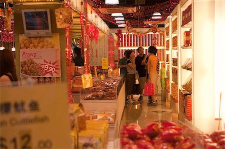 People shopping in a shop at Chinatown,Singapore Stock Photo - Rights-Managed, Code: 855-03024999