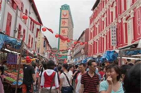 quartiere cinese - Chinatown,Singapore Fotografie stock - Rights-Managed, Codice: 855-03025005