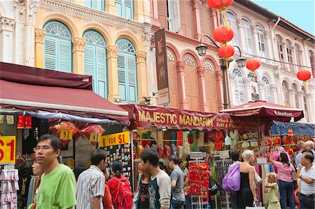 quartier chinois - Chinatown, Singapour Photographie de stock - Rights-Managed, Code: 855-03025001