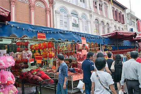 quartier chinois - Chinatown, Singapour Photographie de stock - Rights-Managed, Code: 855-03025002