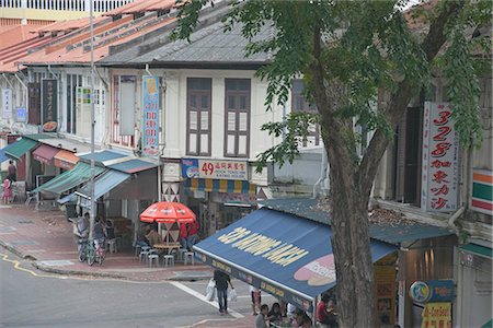 singapore transportation - Indigenous architecture in Katong area,Singapore Stock Photo - Rights-Managed, Code: 855-03025191