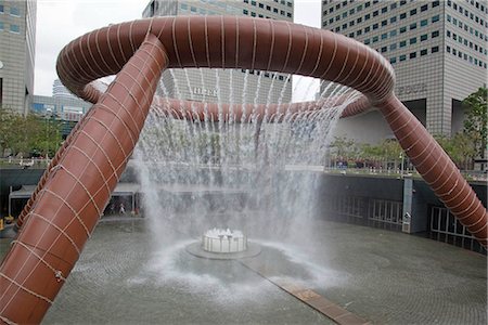 suntec city - Fountain of Wealth (the world's largest fountain),Suntec City,Singapore Stock Photo - Rights-Managed, Code: 855-03025265