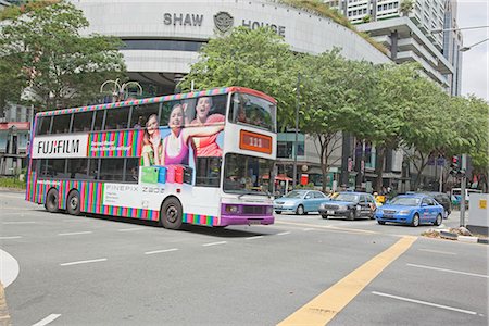 singapore transportation - Orchard Road,Singapore Stock Photo - Rights-Managed, Code: 855-03025361