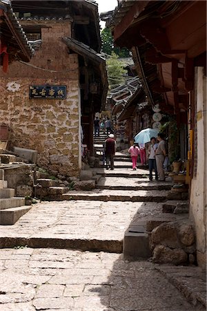 Vieille ville de Lijiang, Province du Yunnan, Chine Photographie de stock - Rights-Managed, Code: 855-03025394