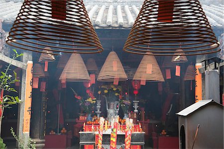 simsearch:855-03024016,k - Chinese temple in Nam Bin Wei,Yuen Long,Hong Kong Stock Photo - Rights-Managed, Code: 855-03025564