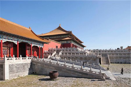 simsearch:855-03025825,k - Hall of supreme harmony (Taihe Dian),Forbidden City,Beijing,China Fotografie stock - Rights-Managed, Codice: 855-03025779