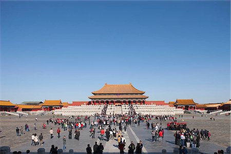 Hall of supreme harmony (Taihe Dian),Forbidden City,Beijing,China Foto de stock - Con derechos protegidos, Código: 855-03025784