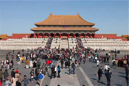 simsearch:855-03025825,k - Hall of supreme harmony (Taihe Dian),Forbidden City,Beijing,China Fotografie stock - Rights-Managed, Codice: 855-03025785