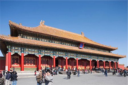 forbidden city - Hall of supreme harmony (Taihe Dian),Forbidden City,Beijing,China Stock Photo - Rights-Managed, Code: 855-03025787