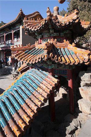 summer palace - Pavilions in Summer Palace,Beijing,China Foto de stock - Con derechos protegidos, Código: 855-03025825