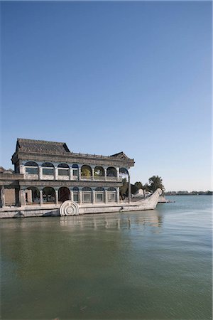 simsearch:855-03025825,k - Marble boat in Summer Palace,Beijing,China Fotografie stock - Rights-Managed, Codice: 855-03025826