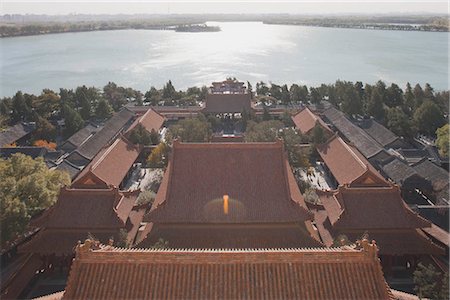 simsearch:855-03025825,k - Kunming Lake view from Buddhist Fragrance Pavilion,Summer Palace,Beijing,China Fotografie stock - Rights-Managed, Codice: 855-03025823