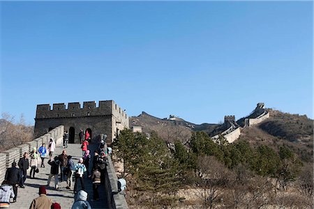 Badaling Great Wall,Beijing,China Fotografie stock - Rights-Managed, Codice: 855-03025834