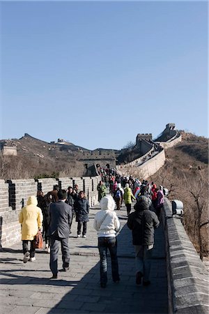 Badaling Great Wall,Beijing,China Fotografie stock - Rights-Managed, Codice: 855-03025835