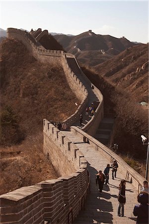 Badaling große Mauer, Peking, China Stockbilder - Lizenzpflichtiges, Bildnummer: 855-03025845