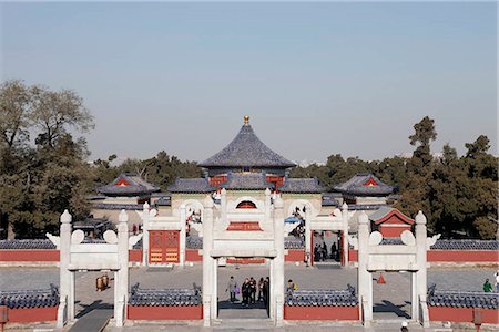 Gateway of Imperial vault of Heaven (Huangqiongyu),Temple of Heaven,Beijing,China Stock Photo - Rights-Managed, Code: 855-03025864