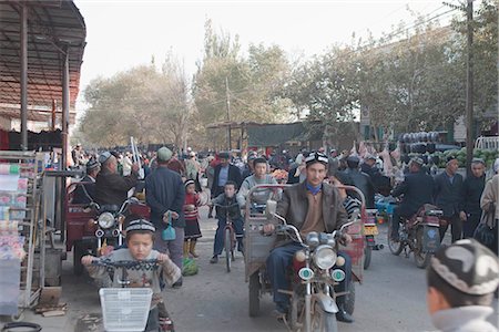 Bazar local, près des ruines de Taizong, Turpan, Xinjiang, Chine Photographie de stock - Rights-Managed, Code: 855-03026443