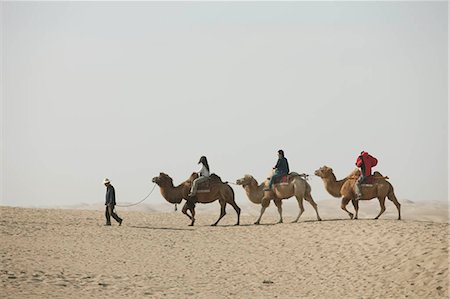 provincia di xinjiang - Camel riding for tourist at Village of Lopnor people,Kuerle (Korla),Xinjiang,China Fotografie stock - Rights-Managed, Codice: 855-03026465