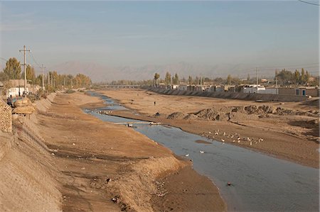 Kuche river,Kuche (Kuqa),Xinjiang,China Stock Photo - Rights-Managed, Code: 855-03026541