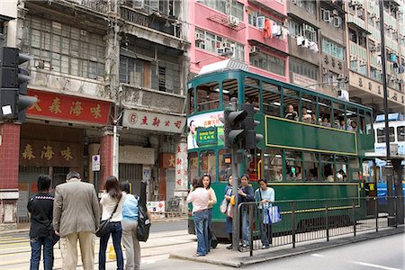 Streetscape in West Point,Hong Kong Stock Photo - Rights-Managed, Code: 855-03026600