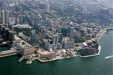 Aerial view over Tsim Sha Tsui,Hong Kong Stock Photo - Rights-Managed, Code: 855-03026711