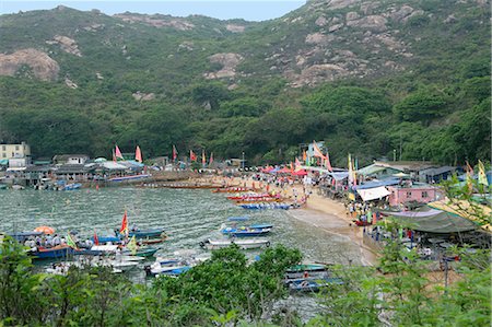 simsearch:855-03021760,k - Dragon Boat race, Po Toi Island, Hong Kong Photographie de stock - Rights-Managed, Code: 855-03021760