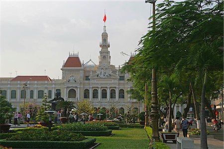 At the People's Committee Building,Ho  Chi Minh City,Vietnam Stock Photo - Rights-Managed, Code: 855-03021918