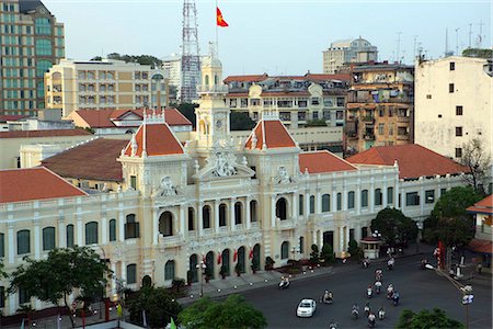 residence square - People Committee Building,Ho  Chi Minh City,Vietnam Stock Photo - Rights-Managed, Code: 855-03021945