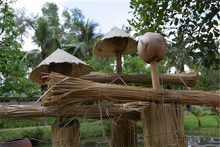 espantalho - Binh Quoi Tourist Village,Vietnam Foto de stock - Con derechos protegidos, Código: 855-03022043