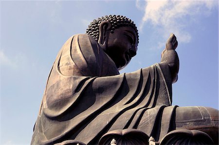 simsearch:855-03022608,k - Giant Buddha statue,Po Lin Monastery,Lantau Island,Hong Kong Foto de stock - Con derechos protegidos, Código: 855-03022362