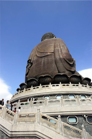simsearch:855-03024725,k - Giant Buddha statue,Po Lin Monastery,Lantau Island,Hong Kong Fotografie stock - Rights-Managed, Codice: 855-03022363