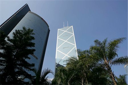 Bank of China Building & Citibank Plaza,Central,Hong Kong Stock Photo - Rights-Managed, Code: 855-03022510