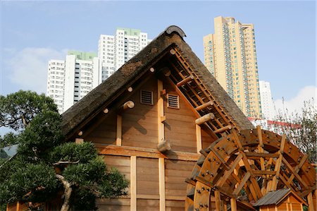 A teahouse at Chi Lin Nunnery chinese garden,Diamond Hill,Hong Kong Stock Photo - Rights-Managed, Code: 855-03022609