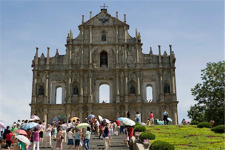 Ruins of St. Paul,Macau Foto de stock - Con derechos protegidos, Código: 855-03022647