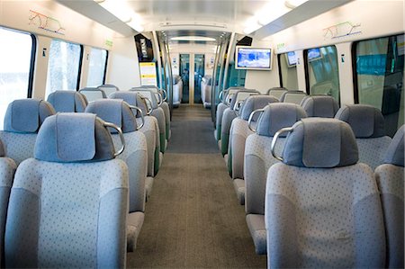 Hong Kong airport express train Stock Photo - Rights-Managed, Code: 855-03022705