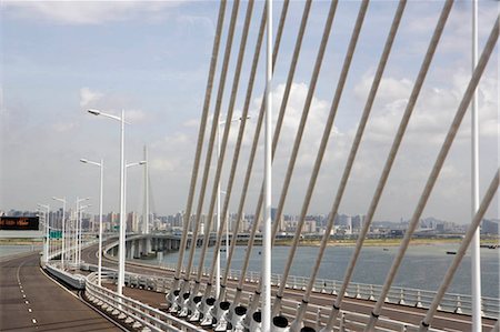 road sign china - Shenzhen Bay Bridge,Hong Kong Stock Photo - Rights-Managed, Code: 855-03022973