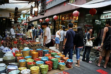 Antique shops on Cat Street,Sheung Wan,Hong Kong Stock Photo - Rights-Managed, Code: 855-03023100