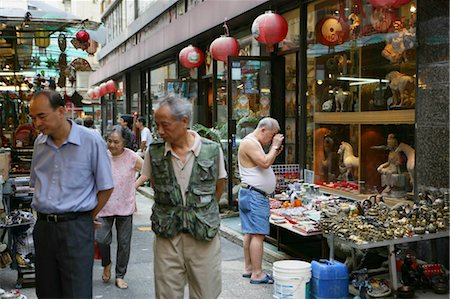 Antique shops on Cat Street,Sheung Wan,Hong Kong Stock Photo - Rights-Managed, Code: 855-03023102