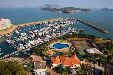 Discovery Bay Marinas Club, l'île de Lantau, Hong Kong Photographie de stock - Rights-Managed, Code: 855-03023166