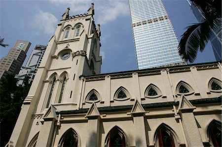 st john's cathedral - Cathédrale de Saint John, Central, Hong Kong Photographie de stock - Rights-Managed, Code: 855-03023161