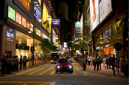 Streetscape in Causeway Bay,Hong Kong Stock Photo - Rights-Managed, Code: 855-03023210