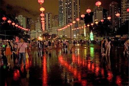 Lantern show celebrating mid-autumn festival at Victoria Park,Hong Kong Stock Photo - Rights-Managed, Code: 855-03023213