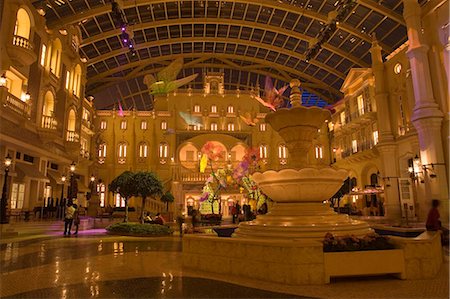 Lobby of MGM hotel and casino,Macau Stock Photo - Rights-Managed, Code: 855-03023283